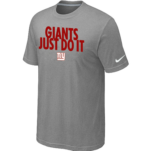 Nike New York Giants "Just Do It" NFL T-Shirt - Grey